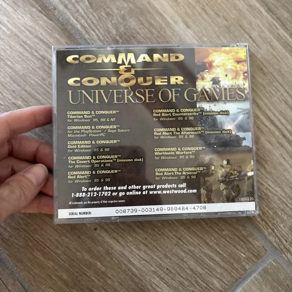 Command and Conquer: Tiberian Sun (PC, 1999)‎ CD ROM 2 Disc